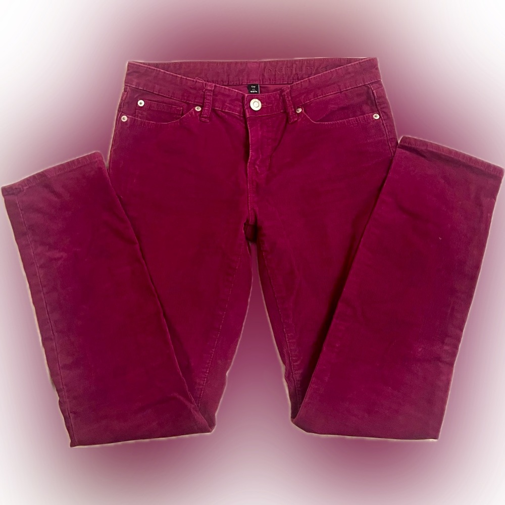 corduroy berry pants